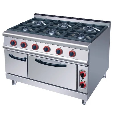 Gas Burner with Electric Oven (American style burner)